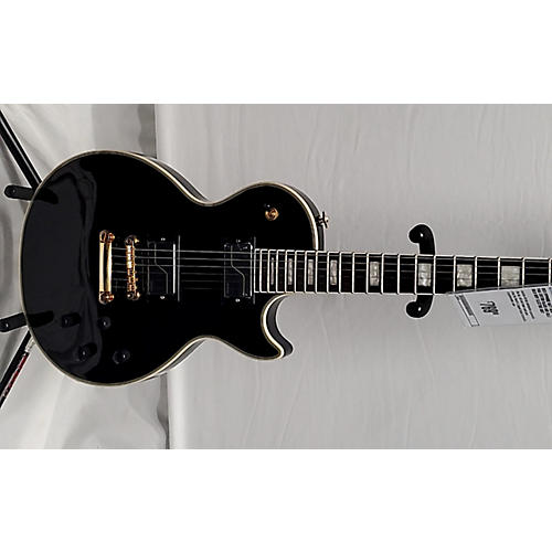 Epiphone Used Epiphone Matt Heafy Les Paul Custom Black And Gold Solid Body Electric Guitar Black and Gold