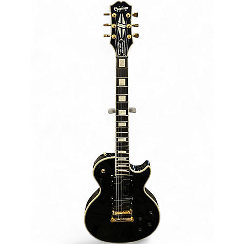 Used Epiphone Matt Heafy Les Paul Custom Black Solid Body Electric Guitar Black