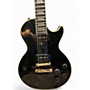 Used Epiphone Matt Heafy Les Paul Custom Black and Gold Solid Body Electric Guitar Black and Gold