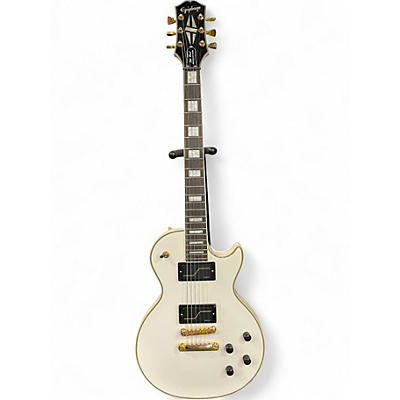 Used Epiphone Matt Heafy Les Paul Custom Bone White Solid Body Electric Guitar