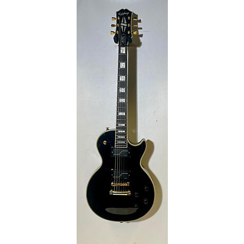 Epiphone Used Epiphone Matt Heafy Les Paul Custom Ebony Solid Body Electric Guitar Ebony