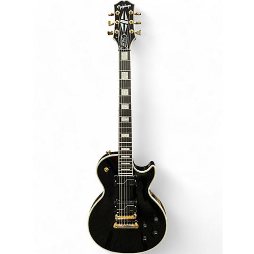 Epiphone Used Epiphone Matt Heafy Les Paul Custom Ebony Solid Body Electric Guitar Ebony