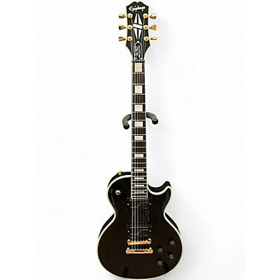 Used Epiphone Matt Heafy Les Paul Custom Ebony Solid Body Electric Guitar
