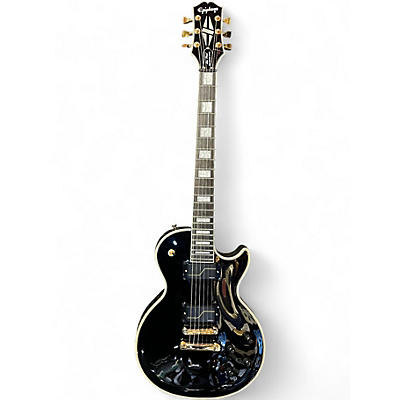 Used Epiphone Matt Heafy Les Paul Custom Ebony Solid Body Electric Guitar