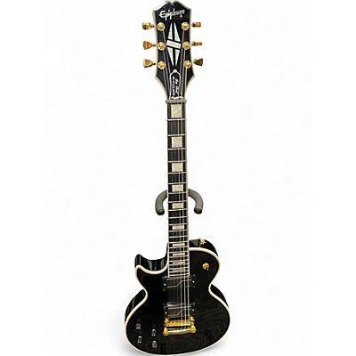Used Epiphone Matt Heafy Les Paul Custom Left Handed Ebony Electric Guitar