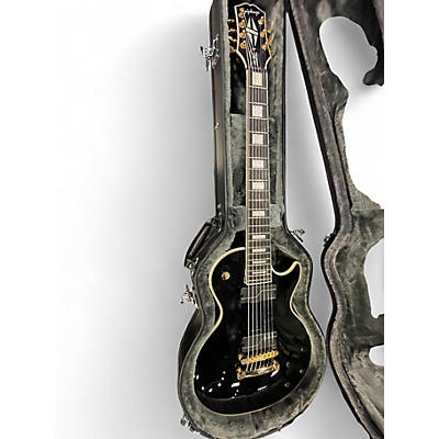 Used Epiphone Matt Heafy Les Paul Custom Origins 7 Black Solid Body Electric Guitar