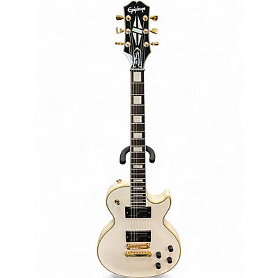 Used Epiphone Matt Heafy Les Paul Custom Origins BONE WHITE Solid Body Electric Guitar