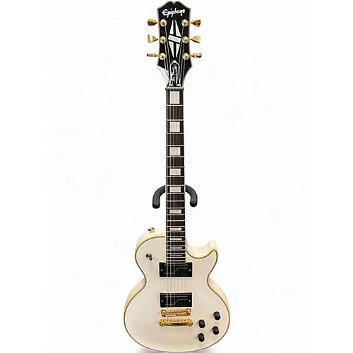 Used Epiphone Matt Heafy Les Paul Custom Origins BONE WHITE Solid Body Electric Guitar BONE WHITE