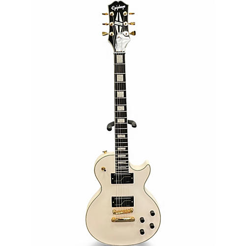Used Epiphone Matt Heafy Les Paul Custom Origins Bone White Solid Body Electric Guitar Bone White