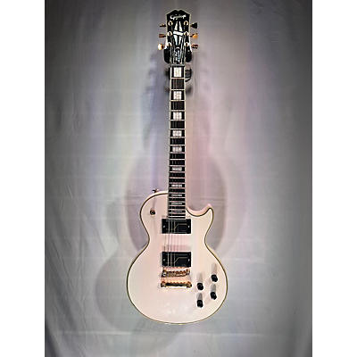 Epiphone Used Epiphone Matt Heafy Les Paul Custom White Solid Body Electric Guitar