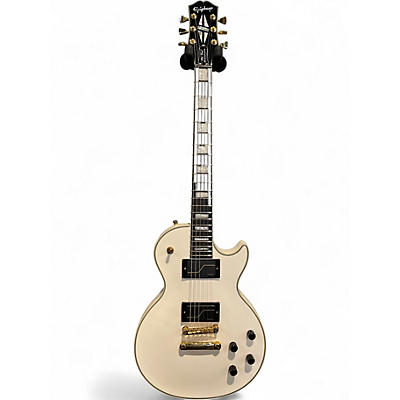 Used Epiphone Matt Heafy Les Paul Custom White Solid Body Electric Guitar