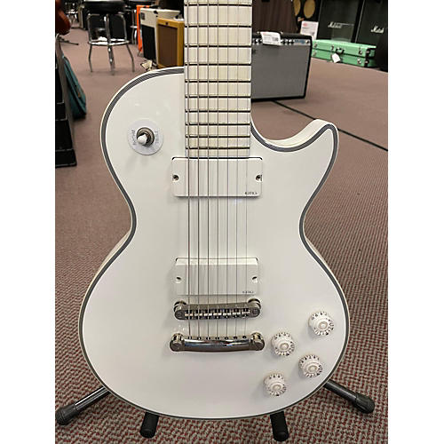 Epiphone Used Epiphone Matt Heafy Snowfall Les Paul Custom 7 Solid Body Electric Guitar White