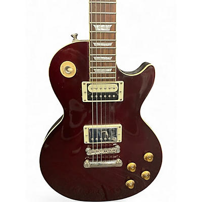 Used Epiphone Metal Zone Traditional Pro Les Paul Custom Chrome Red Solid Body Electric Guitar