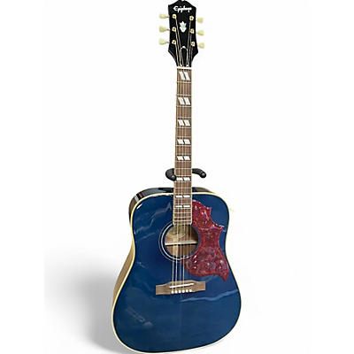 Used Epiphone Miranda Lambert Bluebird blue Acoustic Electric Guitar