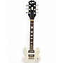 Used Epiphone Muse Metallic White Solid Body Electric Guitar Metallic White