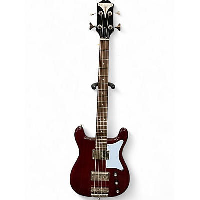 Used Epiphone Newport Red Electric Bass Guitar