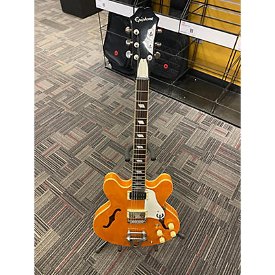 Epiphone Used Epiphone Nick Valensi Riviera P94 Antique Natural Hollow Body Electric Guitar