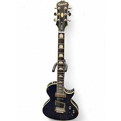 Used Epiphone Nighthawk Custom Reissue Trans Amber Solid Body Electric Guitar