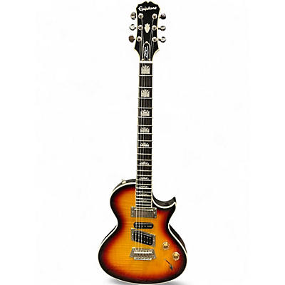 Used Epiphone Nighthawk Custom Reissue Triburst Solid Body Electric Guitar