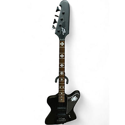 Used Epiphone Nikki Sixx Signature Blackbird Black Electric Bass Guitar