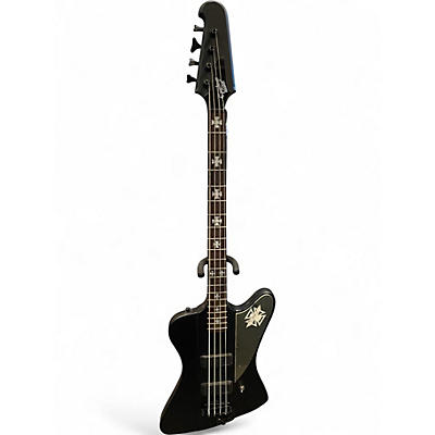 Used Epiphone Nikki Sixx Signature Blackbird Black Electric Bass Guitar