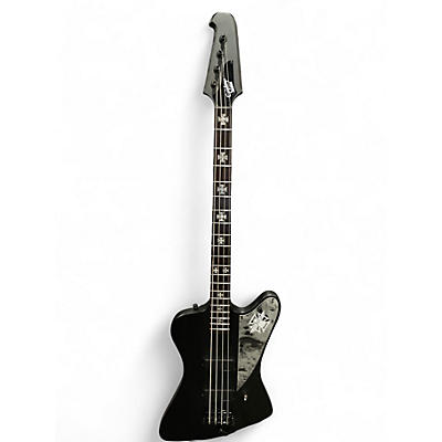 Used Epiphone Nikki Sixx Signature Blackbird Black Electric Bass Guitar