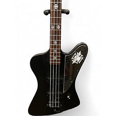 Used Epiphone Nikki Sixx Signature Blackbird Black Electric Bass Guitar