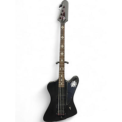 Used Epiphone Nikki Sixx Signature Blackbird Flat Black Electric Bass Guitar