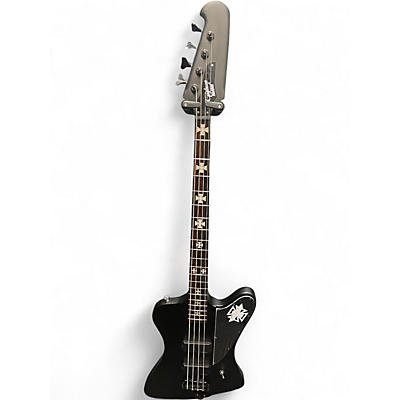 Used Epiphone Nikki Sixx Signature Blackbird Matte Black Satin Electric Bass Guitar