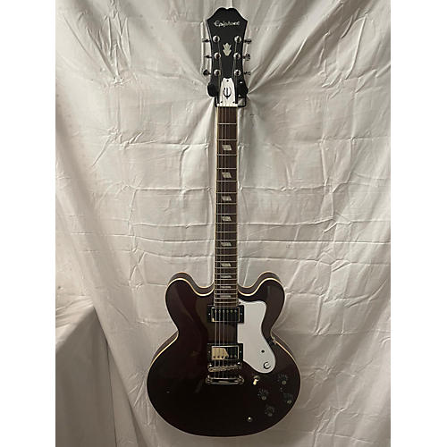 Epiphone Used Epiphone Noel Gallagher Rivera Dark Wine Red Hollow Body Electric Guitar Dark Wine Red