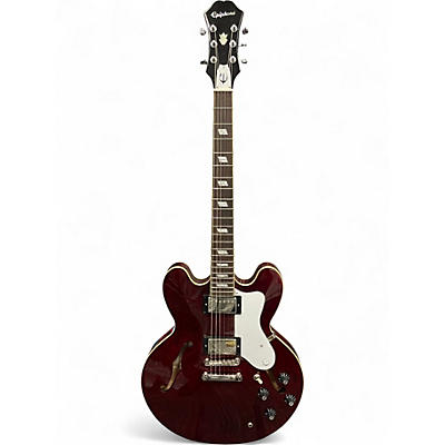 Used Epiphone Noel Gallagher Riviera Red Hollow Body Electric Guitar