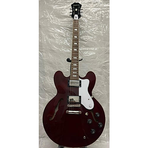 Epiphone Used Epiphone Noel Gallagher Riviera Trans Red Hollow Body Electric Guitar Trans Red