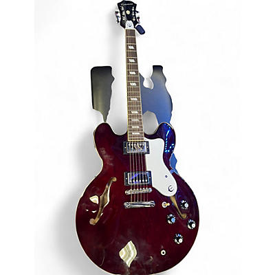 Used Epiphone Noel Gallagher Riviera Wine Red Hollow Body Electric Guitar