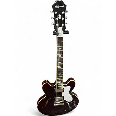 Used Epiphone Noel Gallagher Riviera Wine Red Hollow Body Electric Guitar