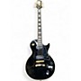 Used Epiphone P90 LES PAUL CUSTOM W/CASE Ebony Solid Body Electric Guitar Ebony