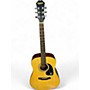 Used Epiphone PR-100 Natural Acoustic Guitar Natural