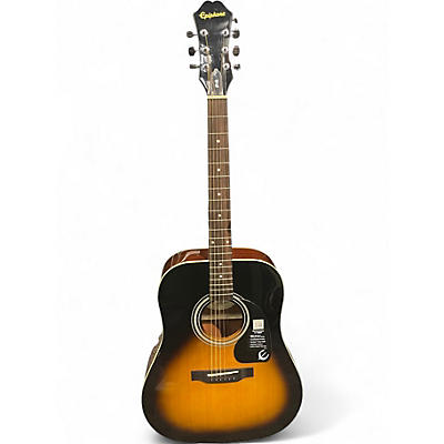 Used Epiphone PR-150 VS 2 Color Sunburst Acoustic Guitar