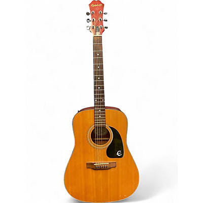 Used Epiphone PR-200 Natural Acoustic Guitar