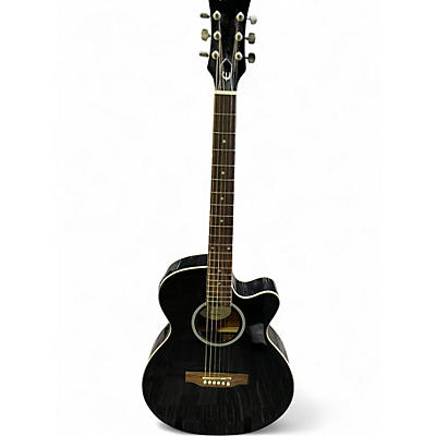 Used Epiphone PR-4E Ebony Acoustic Electric Guitar