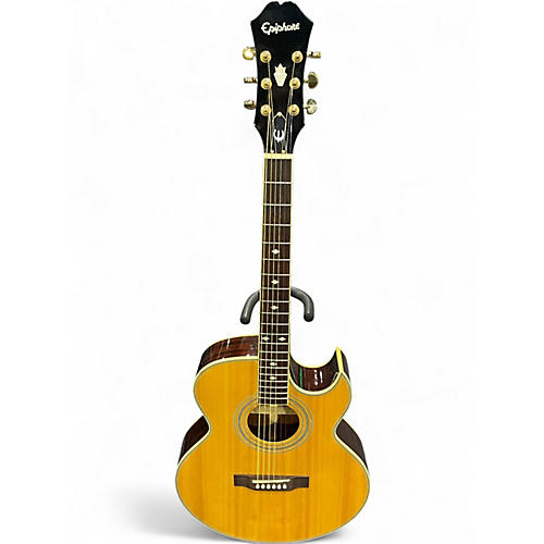 Used Epiphone PR-5E Natural Acoustic Guitar Natural