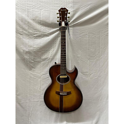 Epiphone Used Epiphone PR-795-aE Natural Burst Acoustic Electric Guitar