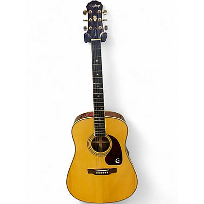 Used Epiphone PR-800S Natural Acoustic Guitar