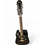 Used Epiphone PR100-12 BLACK 12 String Acoustic Guitar BLACK