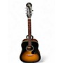 Used Epiphone PR150 2 Color Sunburst Acoustic Guitar 2 Color Sunburst