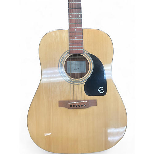 Used Epiphone PR150 Natural Acoustic Guitar Natural