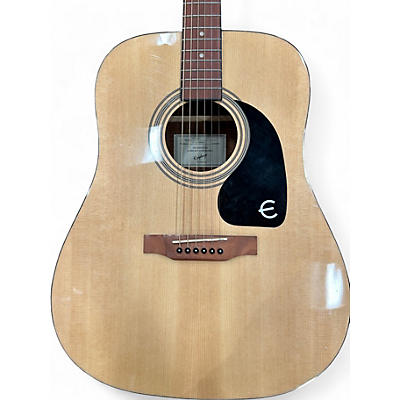 Used Epiphone PR150 Natural Acoustic Guitar