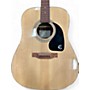 Used Epiphone PR150 Natural Acoustic Guitar Natural