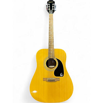Used Epiphone PR150 Natural Acoustic Guitar