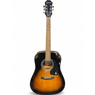 Used Epiphone PR150VS 2 Tone Sunburst Acoustic Guitar