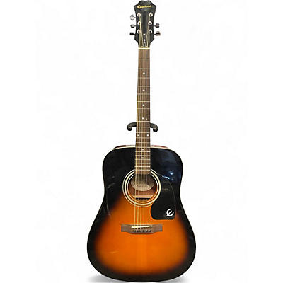 Used Epiphone PR150VS 2 Tone Sunburst Acoustic Guitar